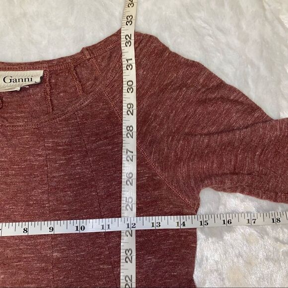 Anthropologie Ganni Swing Dress Winter Jersey Size Small - Picture 8 of 8